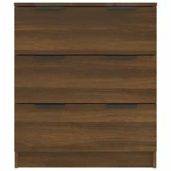VidaXL Buffet Chêne marron 60x30x70 cm Bois d'ingénierie -Buffets & bahuts Soldes image 5 816987