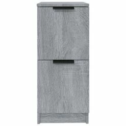 VidaXL Buffets 2 pcs Sonoma gris 30x30x70 cm Bois d'ingénierie -Buffets & bahuts Soldes image 5 817021
