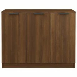 VidaXL Buffet Chêne marron 90,5x30x70 cm Bois d'ingénierie 10 VidaXL Buffet Chêne marron 90,5x30x70 cm Bois d'ingénierie -Buffets & bahuts Soldes image 5 817026