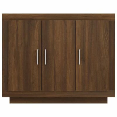 VidaXL Buffet Chêne marron 92x35x75 cm Bois d'ingénierie 5 VidaXL Buffet Chêne marron 92x35x75 cm Bois d'ingénierie – Image 5