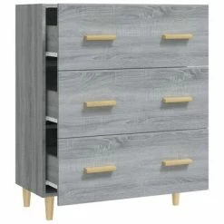 VidaXL Buffet Sonoma gris 70x34x90 cm Bois d'ingénierie -Buffets & bahuts Soldes image 5 817346