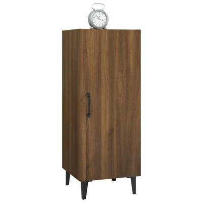 VidaXL Buffet Chêne marron 34,5x34x90 cm Bois d'ingénierie 5 VidaXL Buffet Chêne marron 34,5x34x90 cm Bois d'ingénierie – Image 5