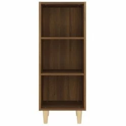 VidaXL Buffet Chêne marron 34,5x32,5x90 cm Bois d'ingénierie -Buffets & bahuts Soldes image 5 817422