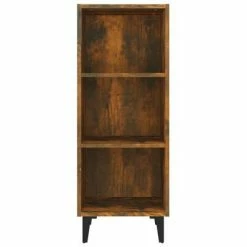 VidaXL Buffet Chêne fumé 34,5x32,5x90 cm Bois d'ingénierie 10 VidaXL Buffet Chêne fumé 34,5x32,5x90 cm Bois d'ingénierie -Buffets & bahuts Soldes image 5 817423