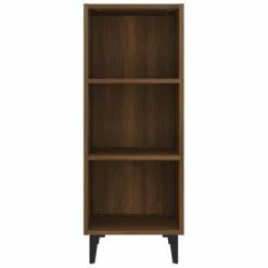 VidaXL Buffet Chêne marron 34,5x32,5x90 cm Bois d'ingénierie 10 VidaXL Buffet Chêne marron 34,5x32,5x90 cm Bois d'ingénierie -Buffets & bahuts Soldes image 5 817425