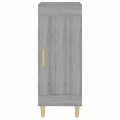 VidaXL Buffet Sonoma gris 34,5x34x90 cm Bois d'ingénierie -Buffets & bahuts Soldes image 5 817433