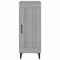 VidaXL Buffet Sonoma gris 34,5x34x90 cm Bois d'ingénierie -Buffets & bahuts Soldes image 5 817436