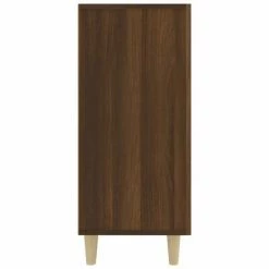 VidaXL Buffet Chêne marron 90x34x80 cm Bois d'ingénierie -Buffets & bahuts Soldes image 5 817461