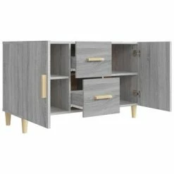 VidaXL Buffet Sonoma gris 100x36x60 cm Bois d'ingénierie -Buffets & bahuts Soldes image 5 817466