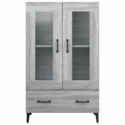 VidaXL Buffet Sonoma gris 70x31x115 cm Bois d'ingénierie -Buffets & bahuts Soldes image 5 817481
