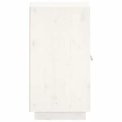 VidaXL Buffet Blanc 34x40x75 cm Bois massif de pin -Buffets & bahuts Soldes image 5 820113