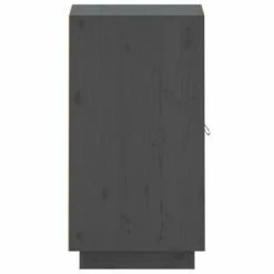 VidaXL Buffet Gris 34x40x75 cm Bois massif de pin -Buffets & bahuts Soldes image 5 820114