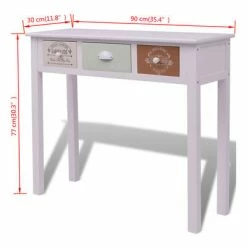 VidaXL Table console en style français Bois -Buffets & bahuts Soldes image 6 242880