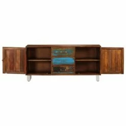 VidaXL Buffet Bois de récupération solide 160 x 40 x 76 cm -Buffets & bahuts Soldes image 6 246414