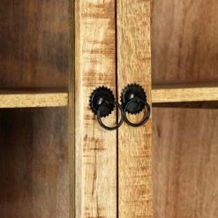 VidaXL Buffet 100 x 40 x 175 cm Bois de manguier massif -Buffets & bahuts Soldes image 6 247446