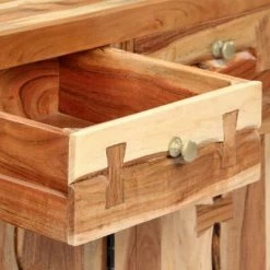 VidaXL Buffet 120x35x75 cm Bois d'acacia solide -Buffets & bahuts Soldes image 6 247449