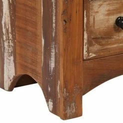VidaXL Coffre à tiroirs 60x30x75 cm Bois solide de récupération -Buffets & bahuts Soldes image 6 247575