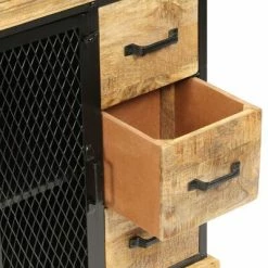 VidaXL Buffet 60 x 30 x 75 cm Bois de manguier massif 11 VidaXL Buffet 60 x 30 x 75 cm Bois de manguier massif -Buffets & bahuts Soldes image 6 247580
