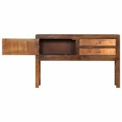VidaXL Buffet 118x30x75 cm Bois de manguier massif -Buffets & bahuts Soldes image 6 247965