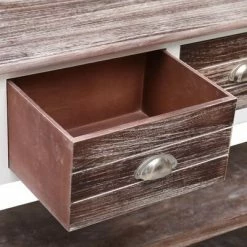 VidaXL Buffet Antique Marron 115 x 30 x 76 cm Bois -Buffets & bahuts Soldes image 6 284164