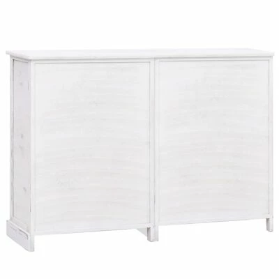 VidaXL Buffet avec 10 tiroirs Blanc 113 x 30 x 79 cm Bois 6 VidaXL Buffet avec 10 tiroirs Blanc 113 x 30 x 79 cm Bois – Image 6