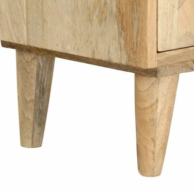 VidaXL Commode 75 x 35 x 75 cm Bois de manguier massif 6 VidaXL Commode 75 x 35 x 75 cm Bois de manguier massif – Image 6