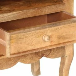 VidaXL Buffet 45 x 30 x 130 cm Bois de manguier solide -Buffets & bahuts Soldes image 6 286306