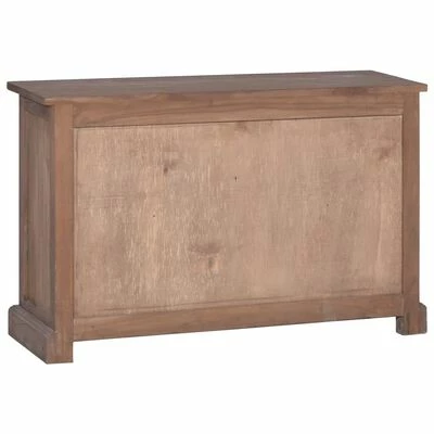 VidaXL Buffet 90x30x58 cm Bois de teck massif 6 VidaXL Buffet 90x30x58 cm Bois de teck massif – Image 6