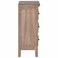 VidaXL Buffet avec 3 tiroirs 60x30x75 cm Bois de teck massif -Buffets & bahuts Soldes image 6 288293