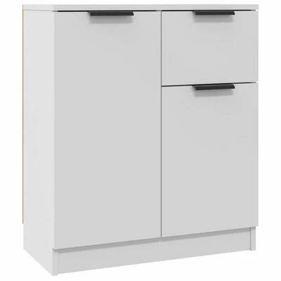 VidaXL Buffets 2 pcs Blanc 60x30x70 cm Bois d'ingénierie 6 VidaXL Buffets 2 pcs Blanc 60x30x70 cm Bois d'ingénierie – Image 6