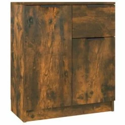 VidaXL Buffets 2 pcs Chêne fumé 60x30x70 cm Bois d'ingénierie -Buffets & bahuts Soldes image 6 3115817