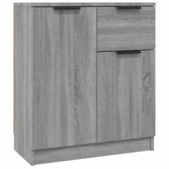VidaXL Buffets 2 pcs Sonoma gris 60x30x70 cm Bois d'ingénierie -Buffets & bahuts Soldes image 6 3115818