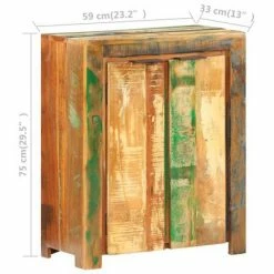VidaXL Buffet 59x33x75 cm Bois de récupération solide 11 VidaXL Buffet 59x33x75 cm Bois de récupération solide -Buffets & bahuts Soldes image 6 320214