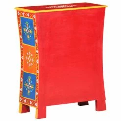 VidaXL Buffet peint à la main 60x30x75 cm Bois de manguier massif -Buffets & bahuts Soldes image 6 323539