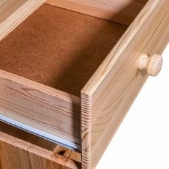 VidaXL Buffet 7 tiroirs 113x35x73 cm Bois de pin massif -Buffets & bahuts Soldes image 6 337029