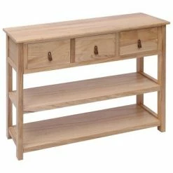 VidaXL Buffet 108x30x76 cm Bois de Paulownia massif 11 VidaXL Buffet 108x30x76 cm Bois de Paulownia massif -Buffets & bahuts Soldes image 6 338549