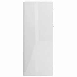 VidaXL Buffet Blanc brillant 88x30x70 cm Aggloméré -Buffets & bahuts Soldes image 6 800681