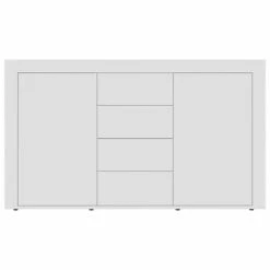 VidaXL Buffet Blanc 120x36x69 cm Aggloméré -Buffets & bahuts Soldes image 6 801841