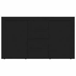 VidaXL Buffet Noir 120x36x69 cm Aggloméré -Buffets & bahuts Soldes image 6 801842