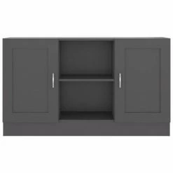 VidaXL Buffet Gris 120x30,5x70 cm Aggloméré -Buffets & bahuts Soldes image 6 802779
