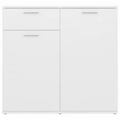 VidaXL Buffet Blanc 80x36x75 cm Aggloméré -Buffets & bahuts Soldes image 6 805770