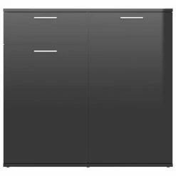 VidaXL Buffet Noir brillant 80x36x75 cm Aggloméré 11 VidaXL Buffet Noir brillant 80x36x75 cm Aggloméré -Buffets & bahuts Soldes image 6 805777