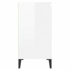 VidaXL Buffet Blanc brillant 60x35x70 cm Aggloméré -Buffets & bahuts Soldes image 6 806082