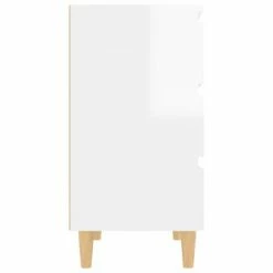 VidaXL Buffet Blanc brillant 60x35x69 cm Aggloméré -Buffets & bahuts Soldes image 6 806091