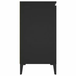 VidaXL Buffet Noir 104x35x70 cm Aggloméré -Buffets & bahuts Soldes image 6 806113