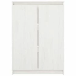 VidaXL Buffet Blanc 60x36x84 cm Bois de pin massif -Buffets & bahuts Soldes image 6 808109