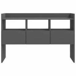 VidaXL Buffet Gris 105x30x70 cm Aggloméré -Buffets & bahuts Soldes image 6 808379