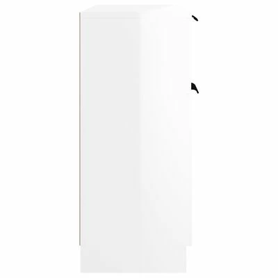 VidaXL Buffet Blanc brillant 60x30x70 cm Bois d'ingénierie 6 VidaXL Buffet Blanc brillant 60x30x70 cm Bois d'ingénierie – Image 6