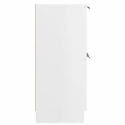 VidaXL Buffet Blanc brillant 60x30x70 cm Bois d'ingénierie -Buffets & bahuts Soldes image 6 811103