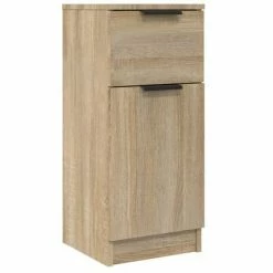 VidaXL Buffets 2 pcs Chêne Sonoma 30x30x70 cm Bois d'ingénierie -Buffets & bahuts Soldes image 6 811122